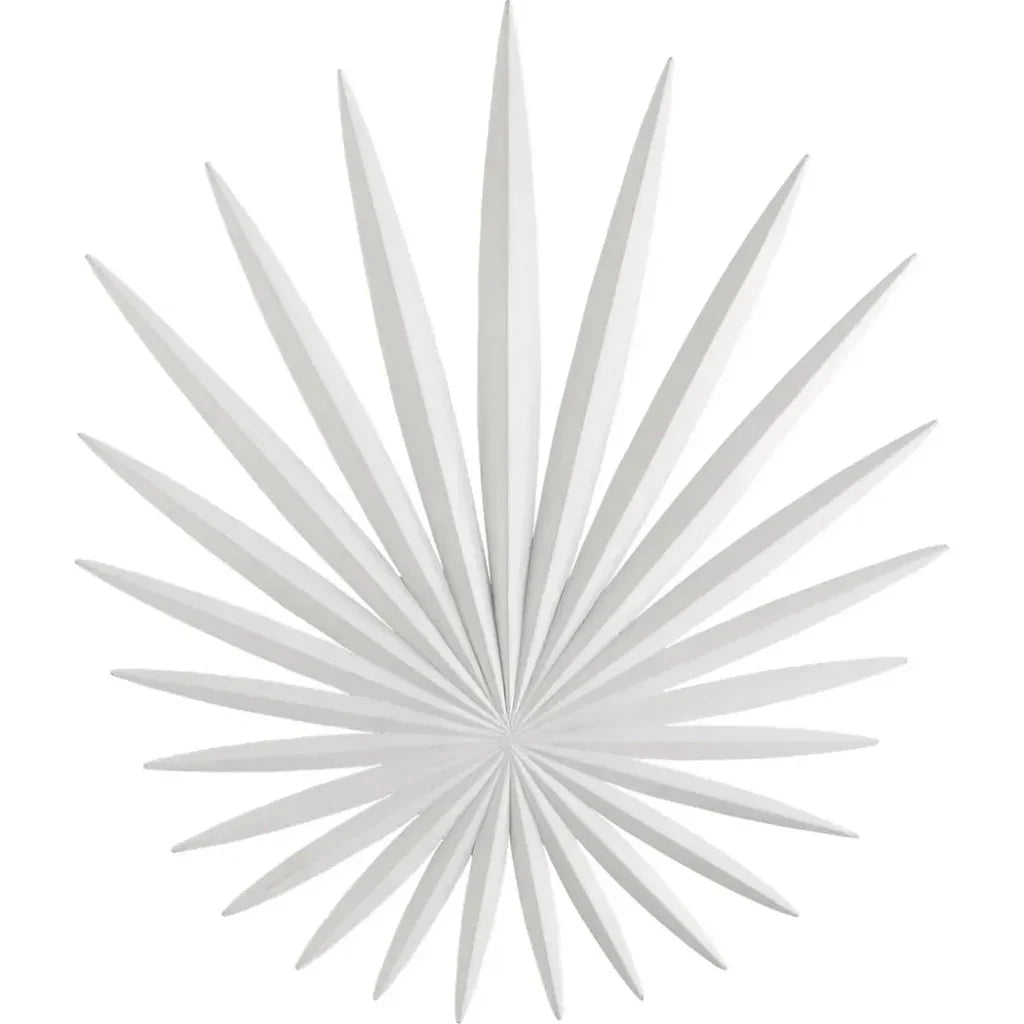 Bismarkia White Wall Sconce - LOOMLAN - Currey & Co - Wall Sconces