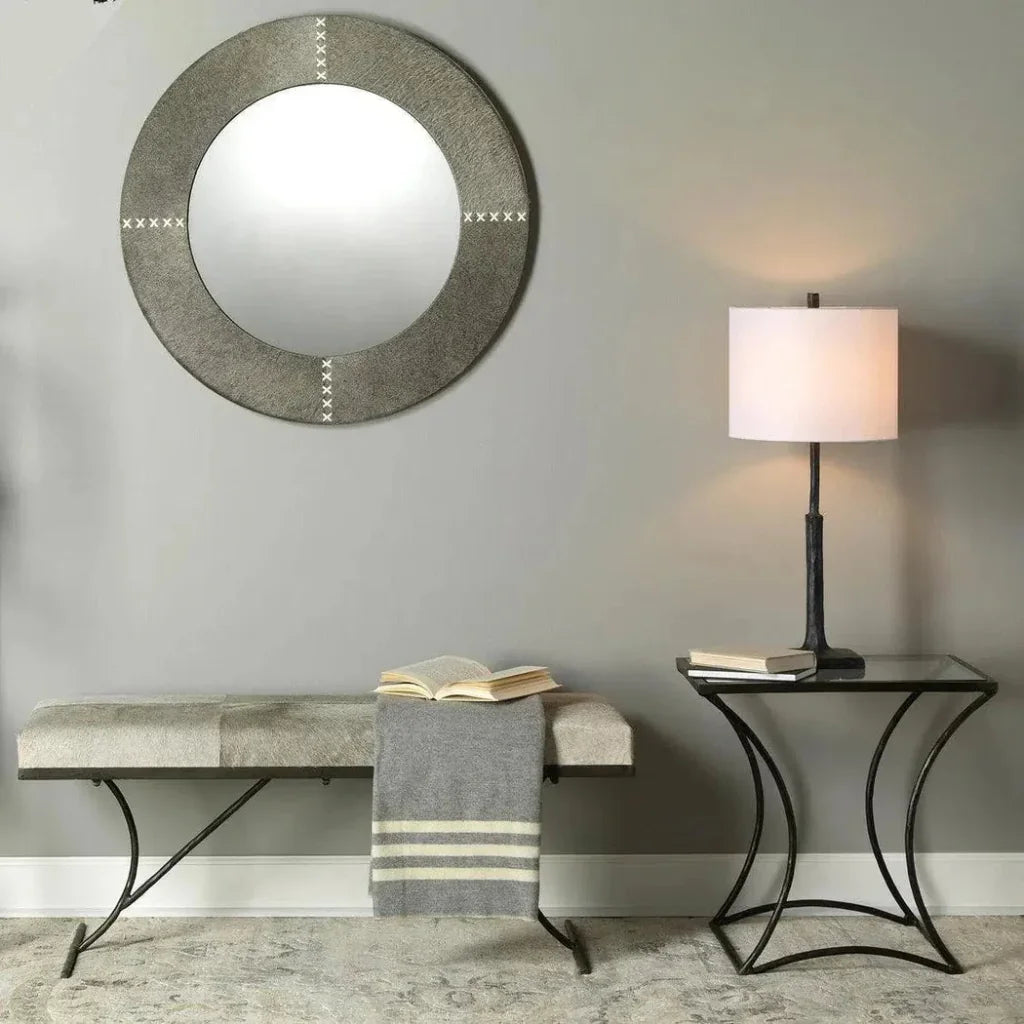 Black Polyresin Humble Table Lamp - LOOMLAN - Jamie Young - Table Lamps