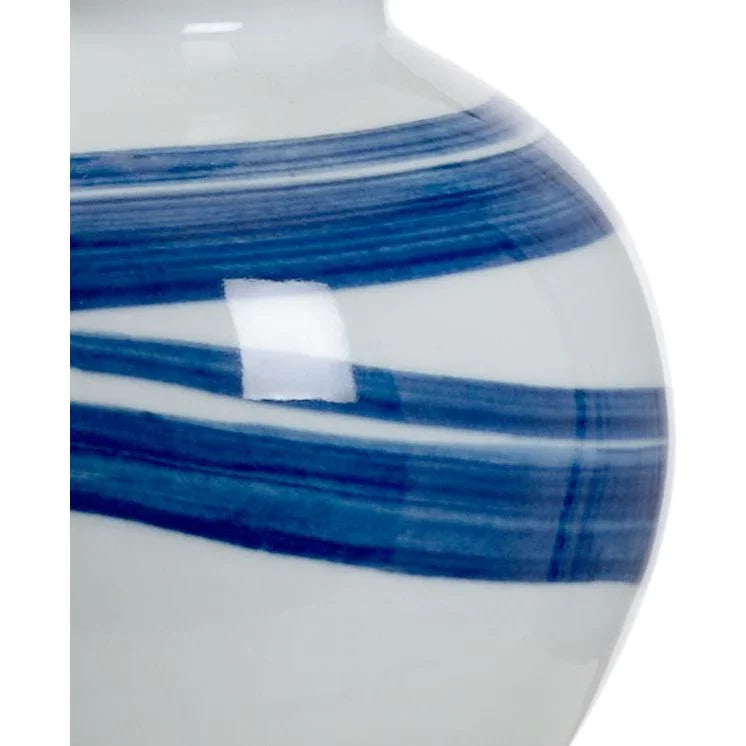 Blue And White Swirl Gold - Tone Finial Table Lamp - LOOMLAN - Chelsea House - Table Lamps