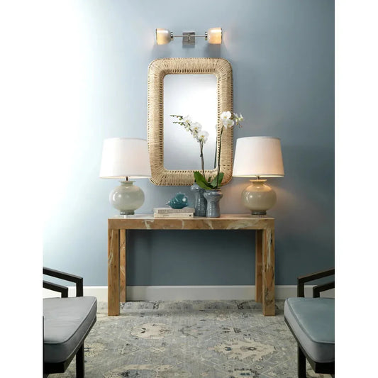 Blue Glass Acrylic Heirloom Table Lamp - LOOMLAN - Jamie Young - Table Lamps