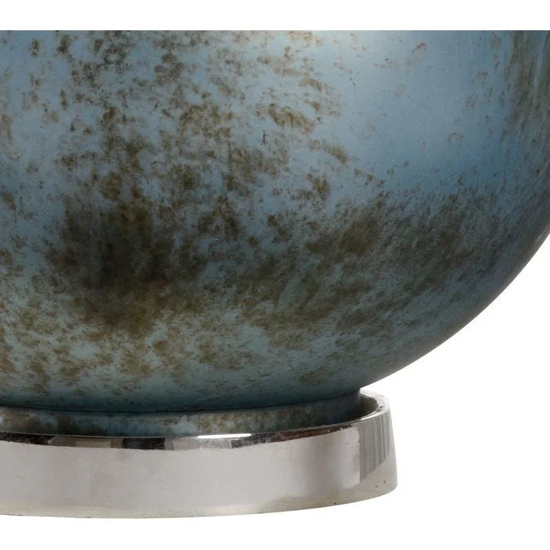 Wildwood Blue Misty Glass Table Lamp