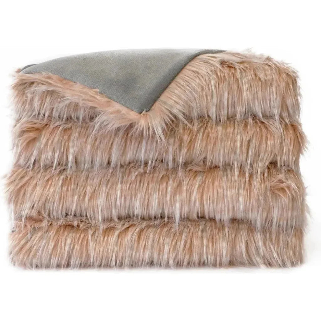 Blustery Corded Throw - Rose - LOOMLAN - D.V. Kap - Throw Blankets