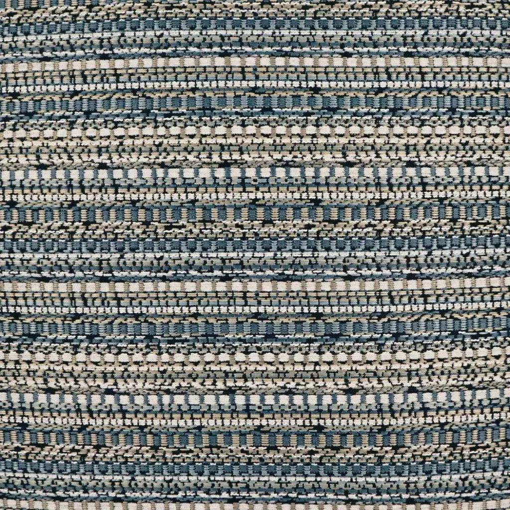 Bodhi Azure Stripes Slate Large Throw Pillow Insert - LOOMLAN - D.V. Kap - Throw Pillows