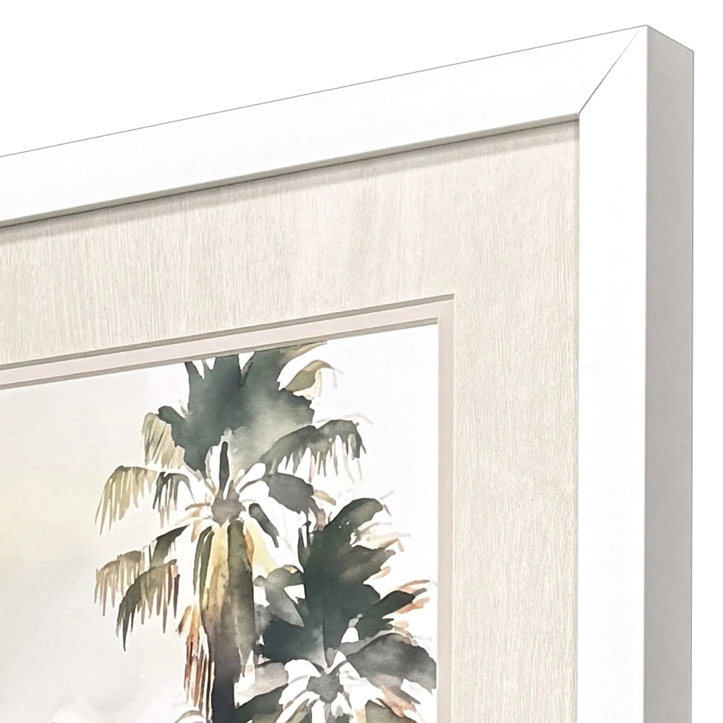 Boho Beachy Hand Assembled Canvas Art