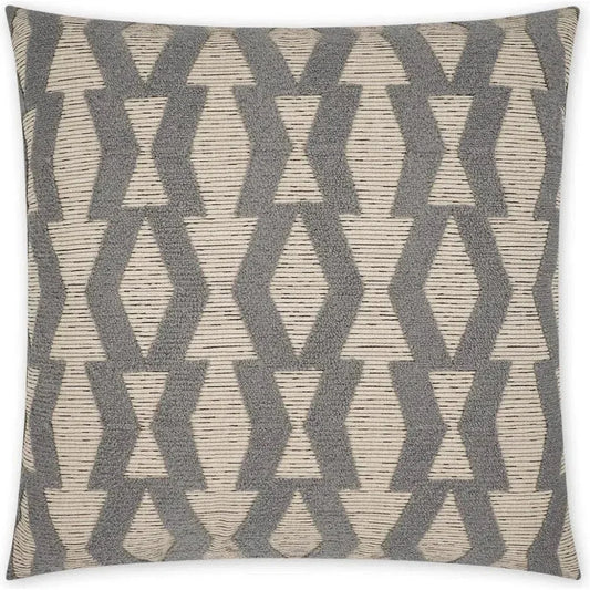 Bold Appeal Geometric Grey Large Throw Pillow Insert - LOOMLAN - D.V. Kap - Throw Pillows
