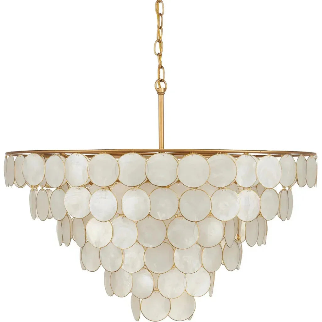 Bon Vivant Large Semi-Flush Mount-Flush Mounts-Currey & Co-LOOMLAN