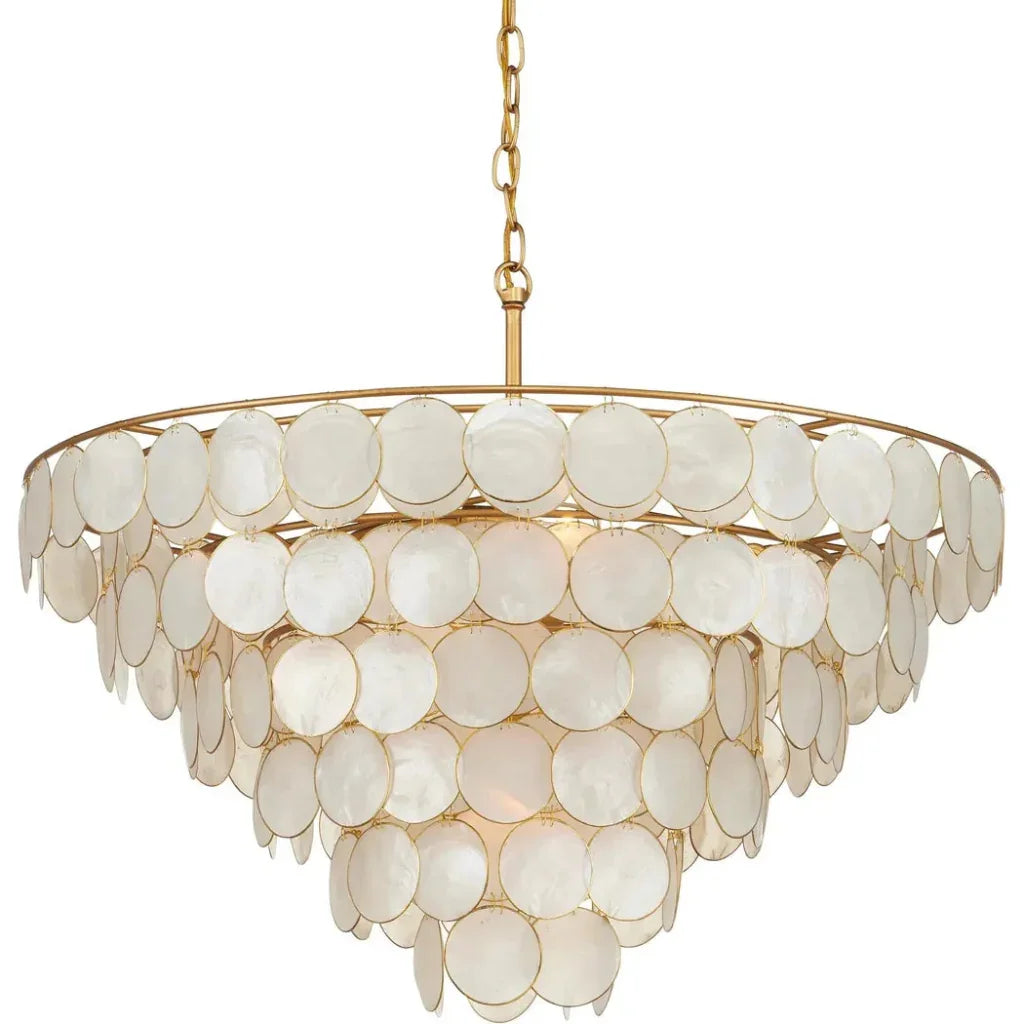 Bon Vivant Large Semi-Flush Mount-Flush Mounts-Currey & Co-LOOMLAN