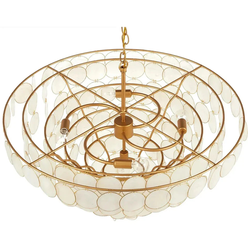 Bon Vivant Large Semi-Flush Mount-Flush Mounts-Currey & Co-LOOMLAN
