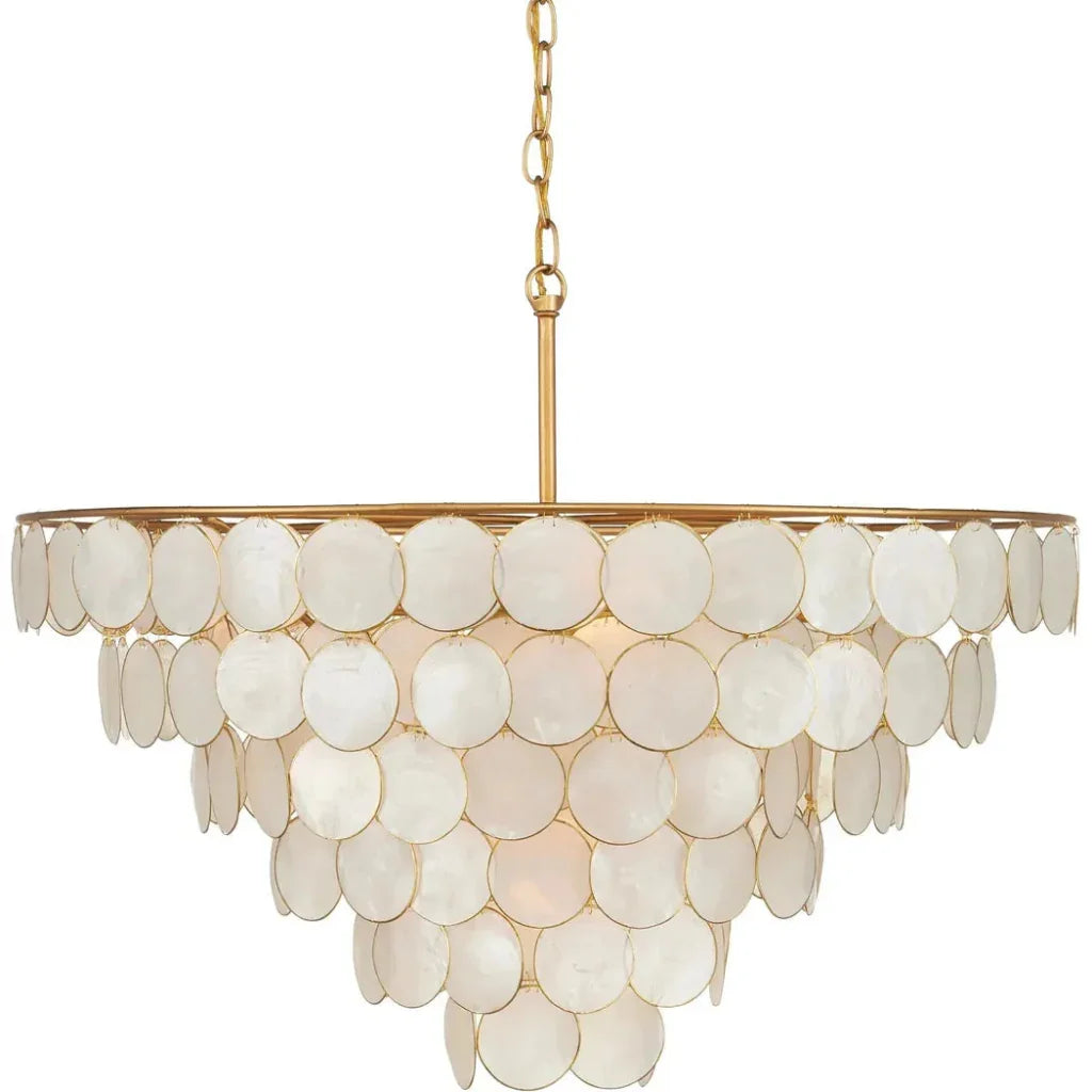 Bon Vivant Large Semi-Flush Mount-Flush Mounts-Currey & Co-LOOMLAN