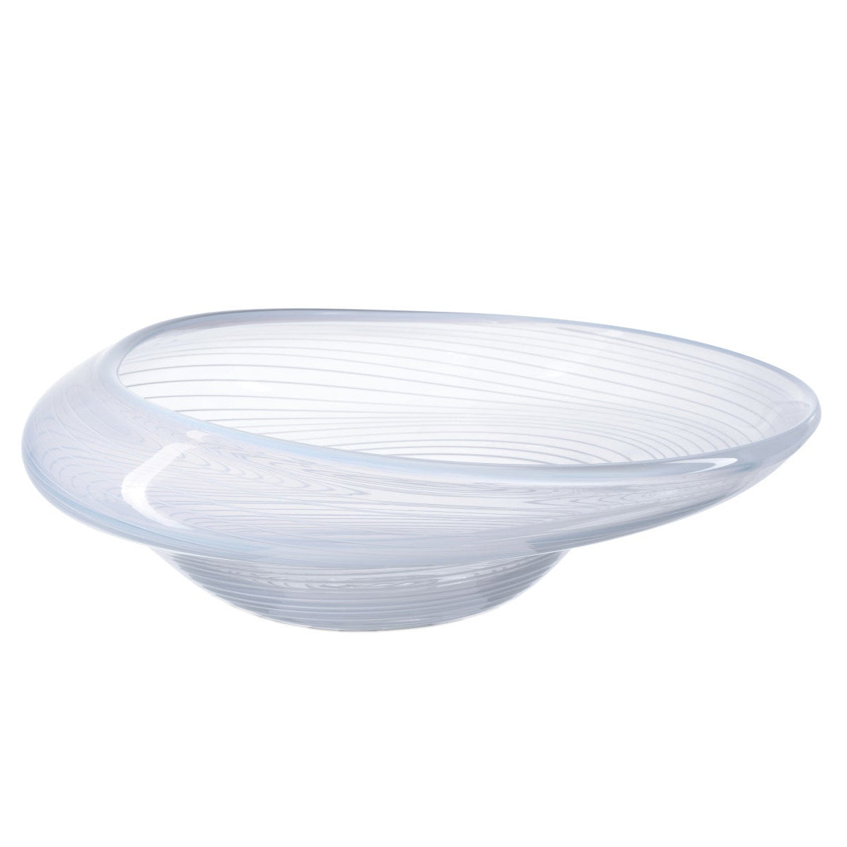 Bonaventure Grey Glass Bowl