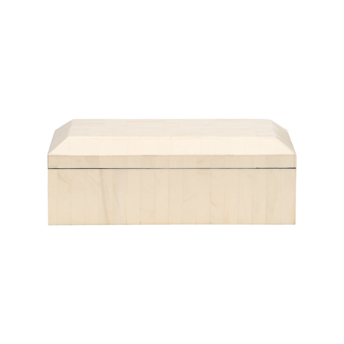 Bone Inlay Cream Decorative Box