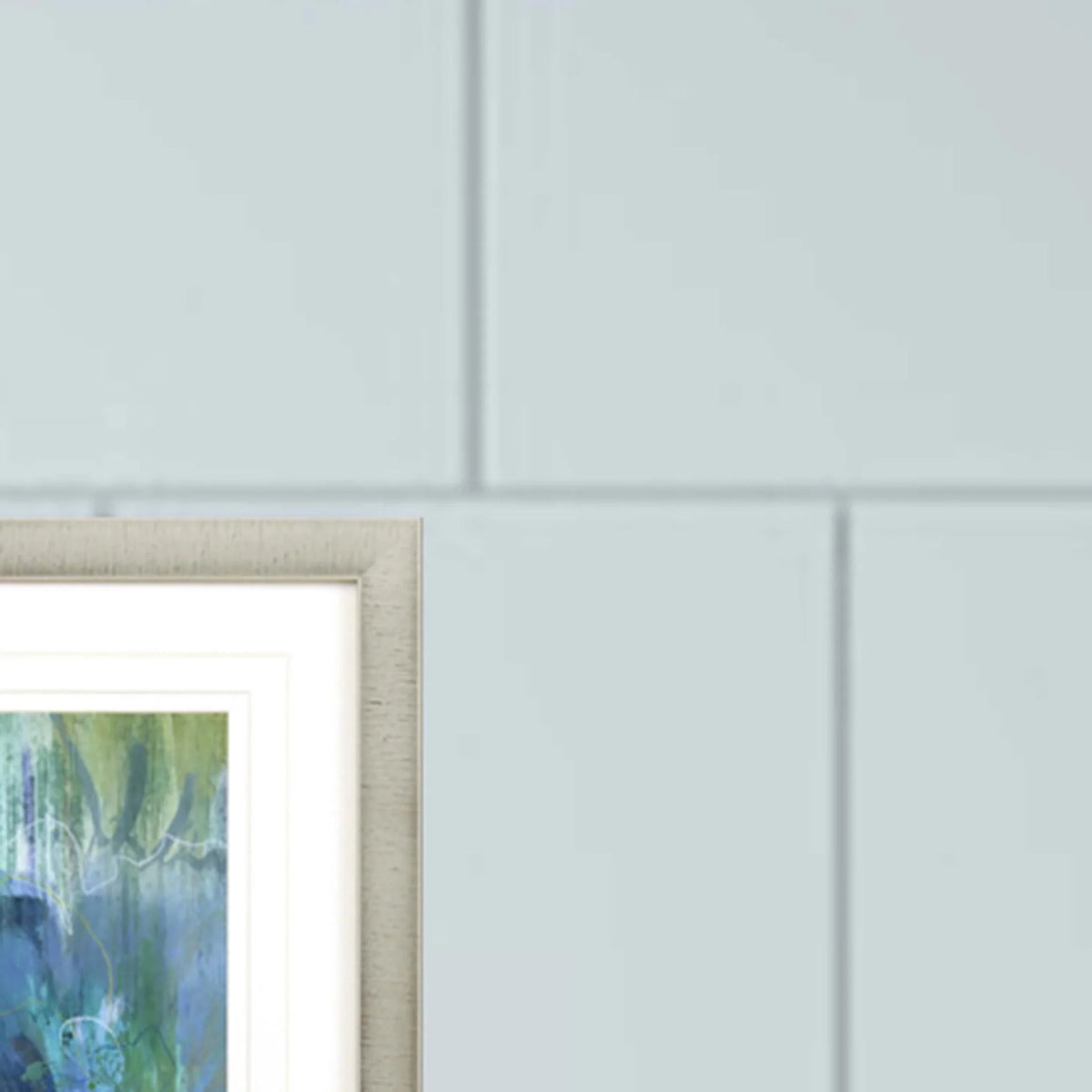 Botanical Illusion Turquoise Framed Wall Art 2PC -- view 3