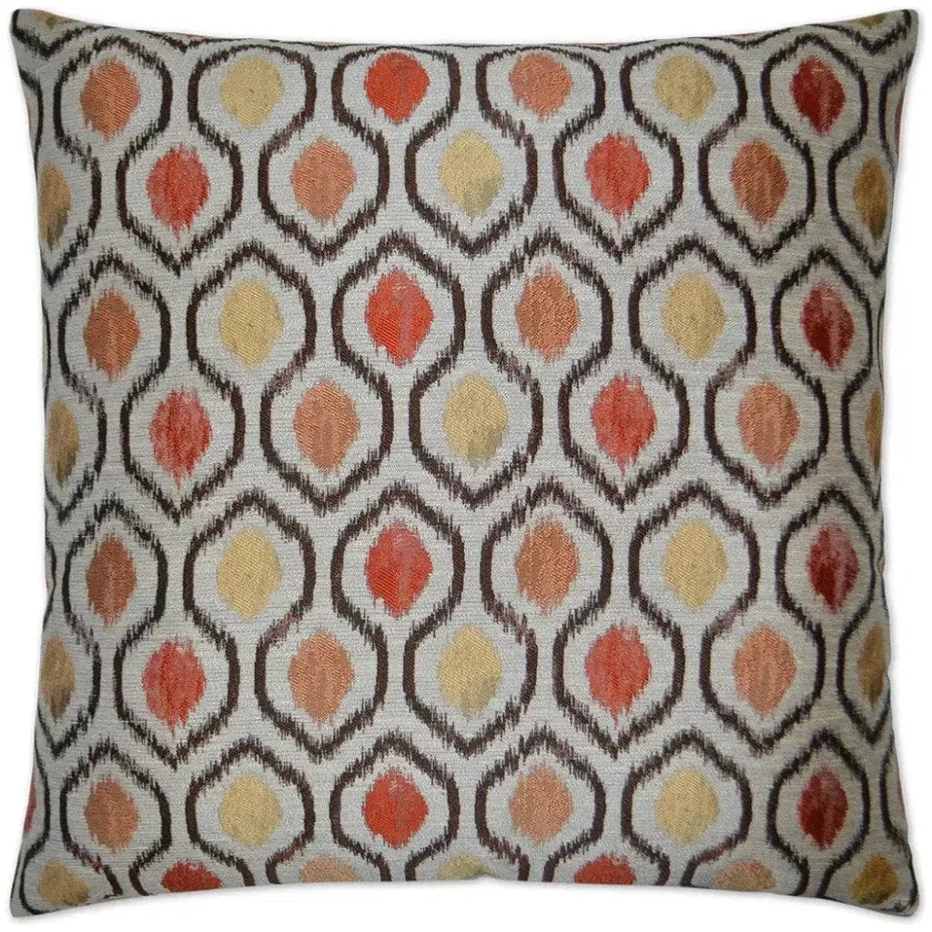 Brandon Brick Red Throw Pillow With Insert - LOOMLAN - D.V. Kap - Throw Pillows