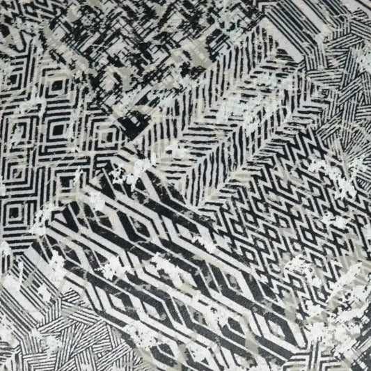 Brea Abstract Grey Large Throw Pillow Insert - LOOMLAN - D.V. Kap - Throw Pillows