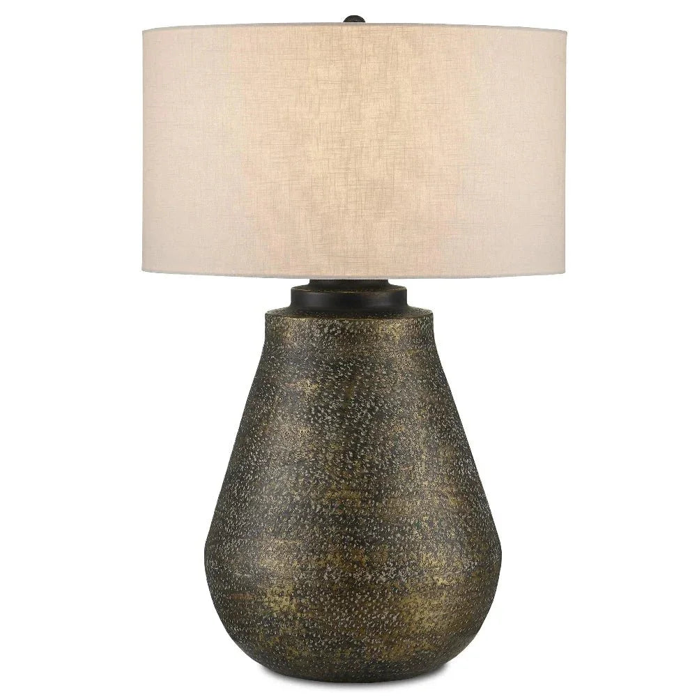 Brigadier Brass Table Lamp - LOOMLAN - Currey & Co - Table Lamps