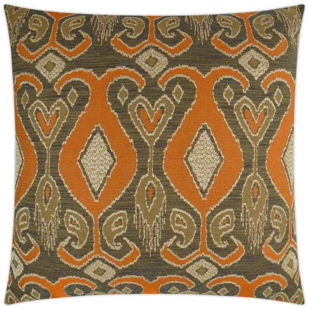 Bristol Orange Throw Pillow With Insert - LOOMLAN - D.V. Kap - Throw Pillows