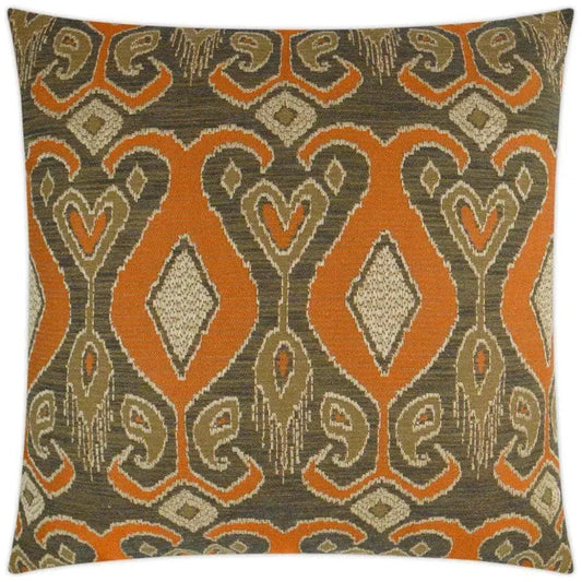 Bristol Orange Throw Pillow With Insert - LOOMLAN - D.V. Kap - Throw Pillows