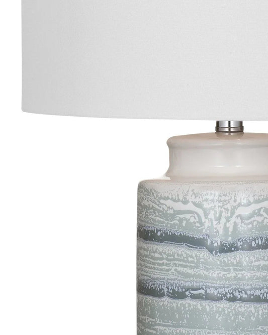 Brizi Blue Ceramic Table Lamp - LOOMLAN - Bassett Mirror - Table Lamps