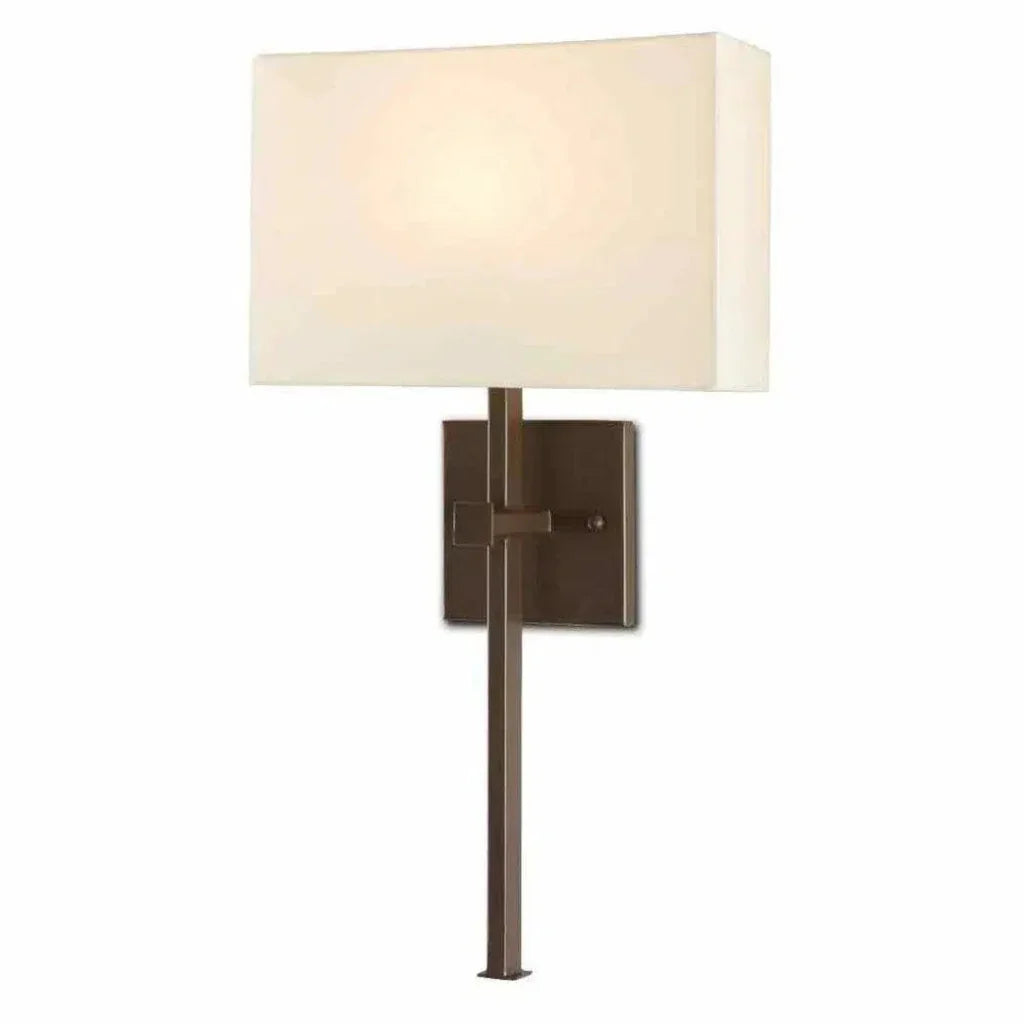 Bronze Gold Ashdown Bronze Wall Sconce - LOOMLAN - Currey & Co - Wall Sconces