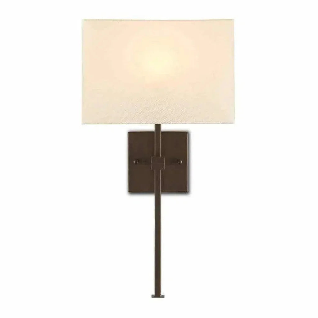 Bronze Gold Ashdown Bronze Wall Sconce - LOOMLAN - Currey & Co - Wall Sconces