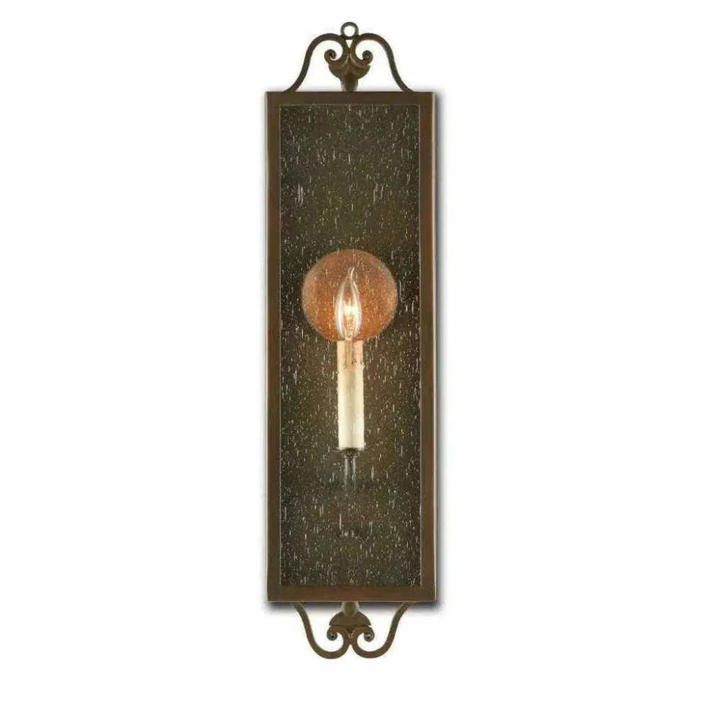 Bronze Verdigris Wolverton Wall Sconce - LOOMLAN - Currey & Co - Wall Sconces