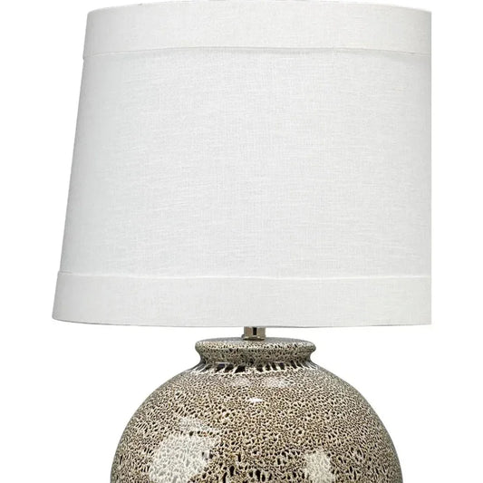 Brown Ceramic Vagabond Table Lamp - LOOMLAN - Jamie Young - Table Lamps