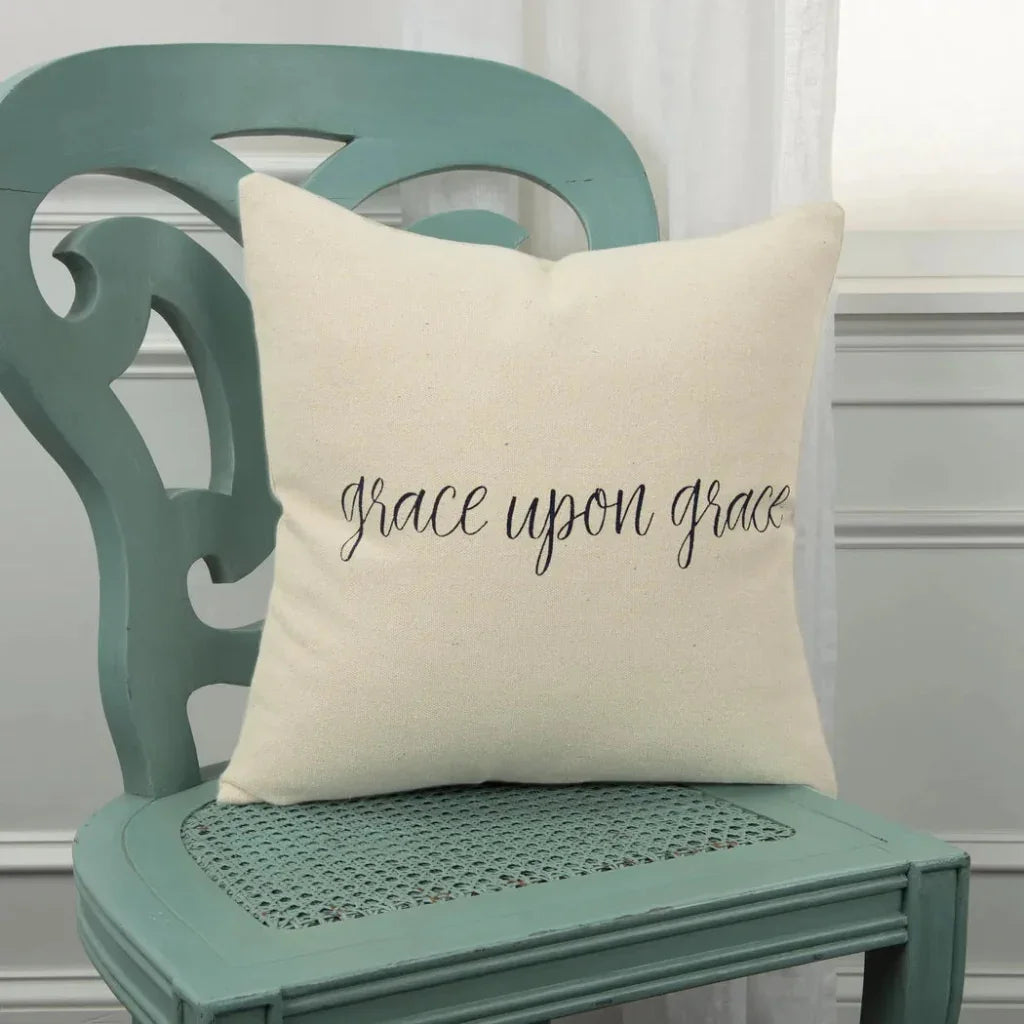 Brown Faith Throw Pillow Cover With Insert - LOOMLAN - LOOMLAN - Throw Pillows