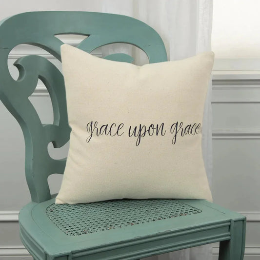 Brown Faith Throw Pillow Cover With Insert - LOOMLAN - LOOMLAN - Throw Pillows