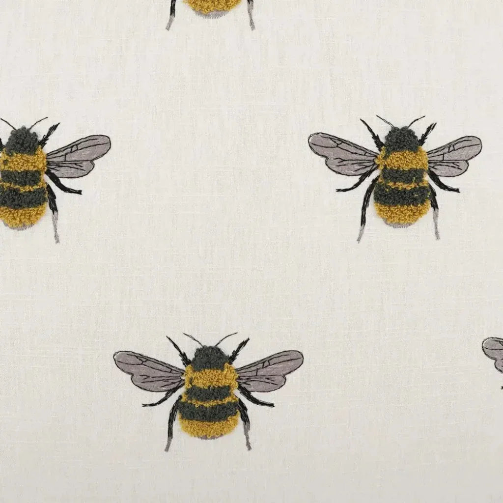 Busy Bee White Throw Pillow With Insert - LOOMLAN - D.V. Kap - Throw Pillows