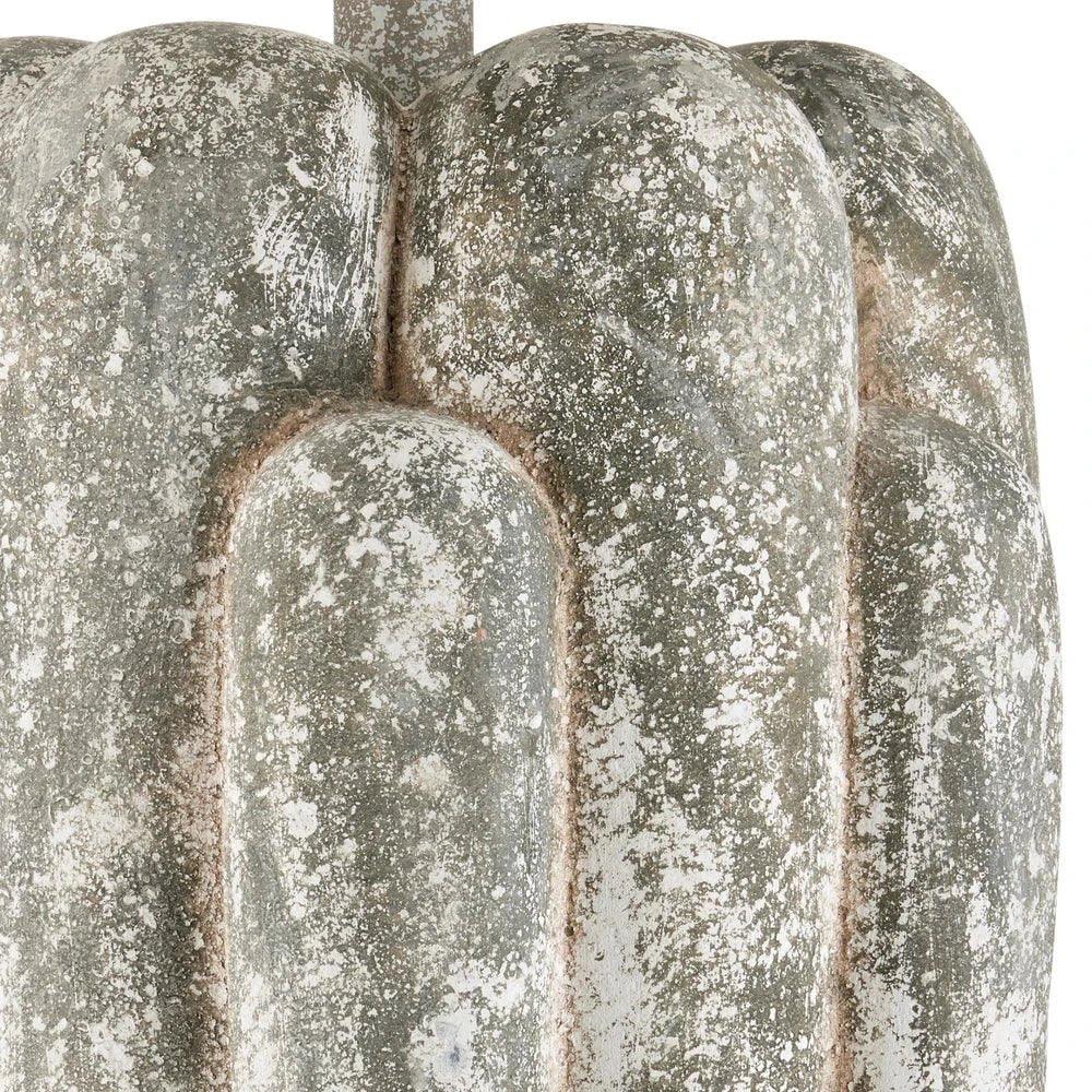 Buttress Rustic Gray Design Table Lamp - LOOMLAN - Currey & Co - Table Lamps