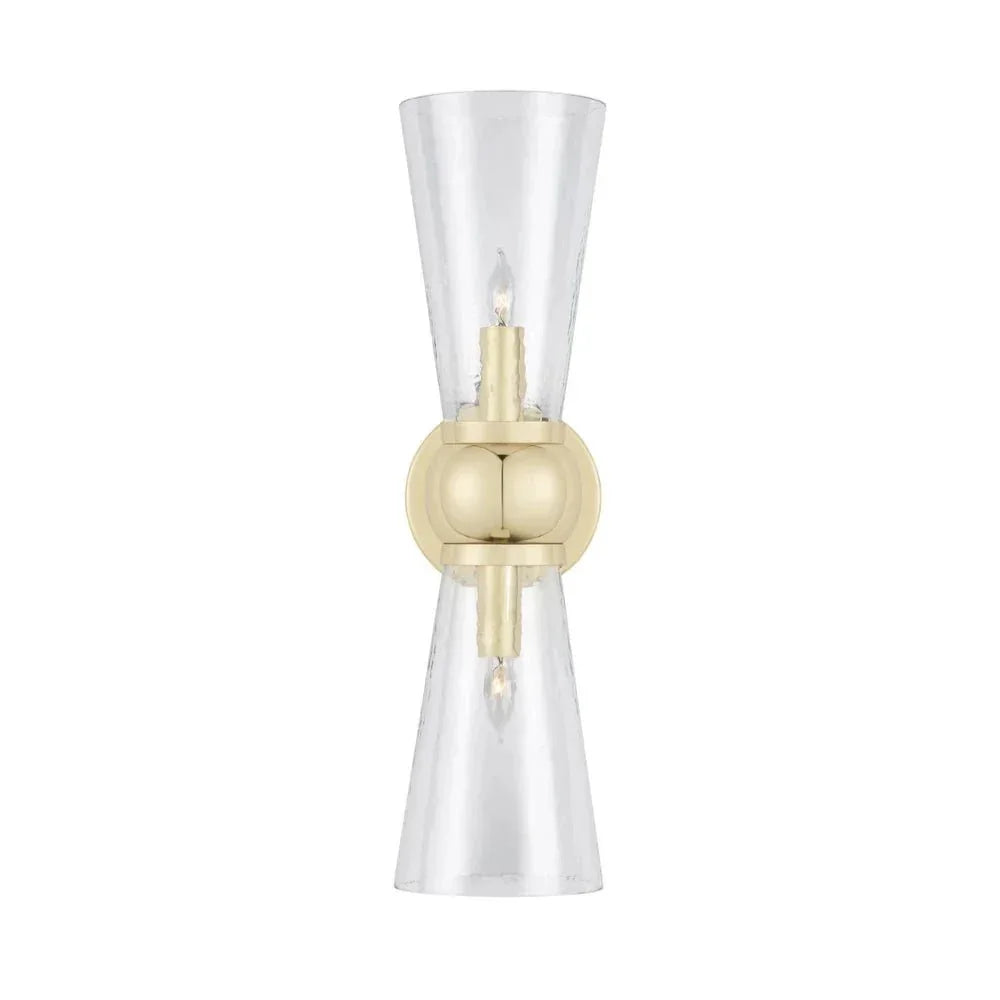 Byford Modern Glow Bath 2 - Light Wall Sconce - LOOMLAN - Currey & Co - Wall Sconces