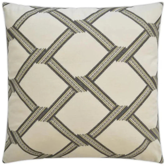 Cairo Graphite Brown Throw Pillow Insert - LOOMLAN - D.V. Kap - Throw Pillows