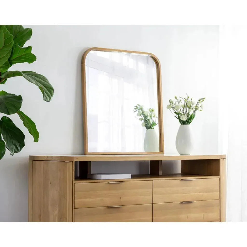 Calabasas Iron Framed Wall Mirror - LOOMLAN - SUNPAN - Wall Mirrors