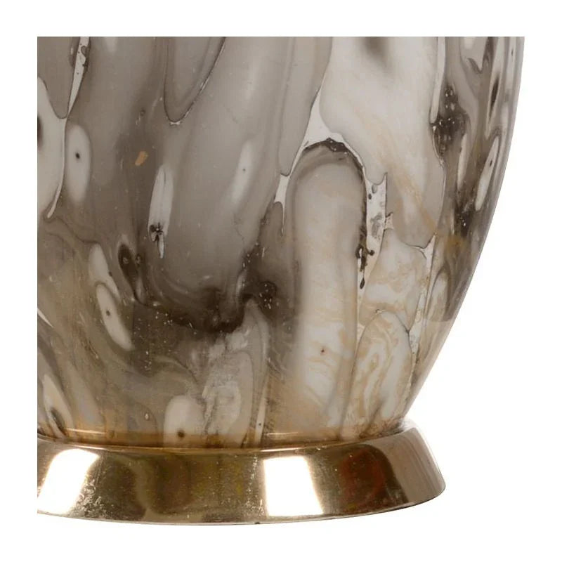 Wildwood Calacatta Gold Bottle Styled Glass Table Lamp