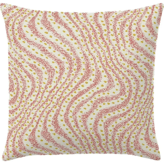 Calder Grapefruit Handmade Outdoor Pillow-Outdoor Pillows-Earnest Collection-20" Square-LOOMLAN