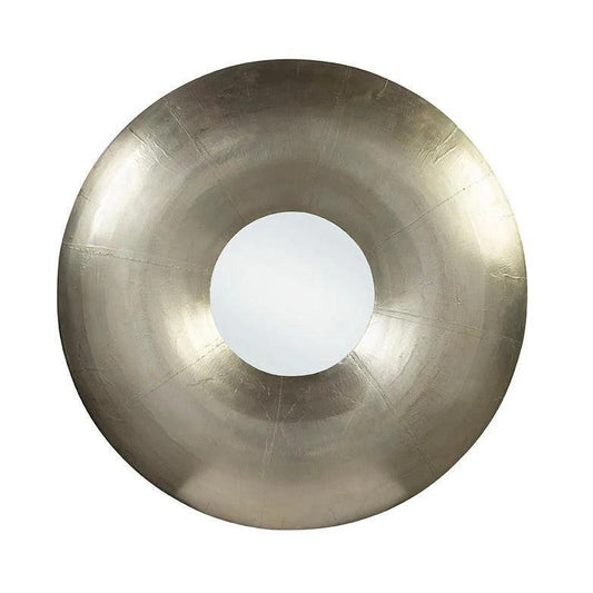 Callahan Metal Framed Round Wall Mirror - LOOMLAN - Furniture Classics - Wall Mirrors