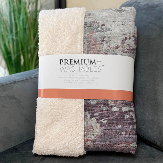 Calm Geometry 50" x 70" Throw Blanket -- view 2
