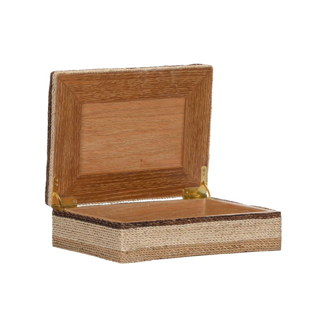 Wildwood Calusa Dyed Abaca Rope Warp Decorative Box