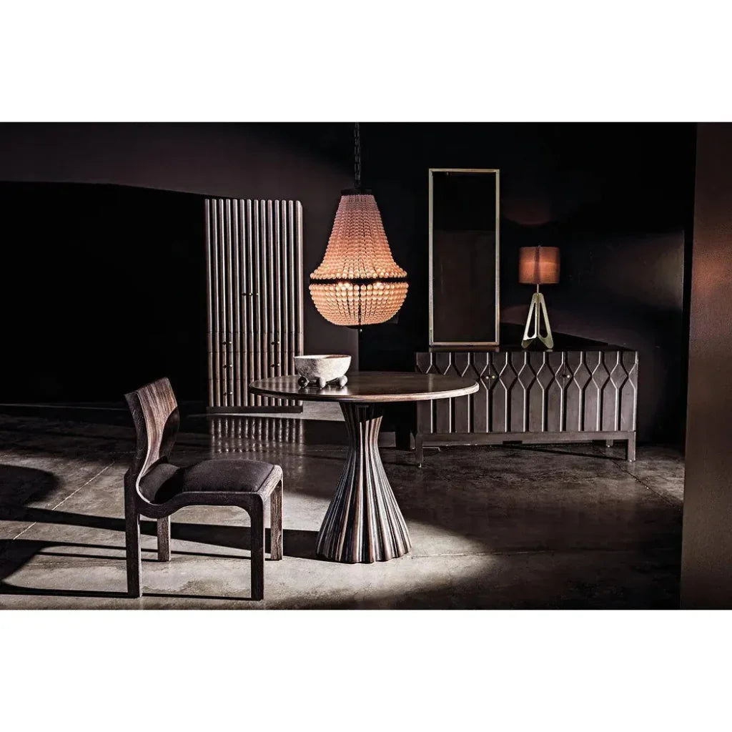 Noir Candis Metal Lamp With Black Shade Finish