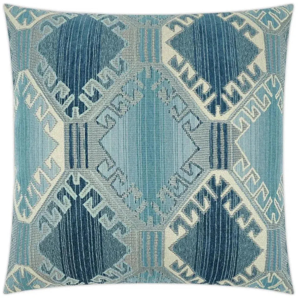 Cankiri Sapphire Blue Throw Pillow Insert - LOOMLAN - D.V. Kap - Throw Pillows