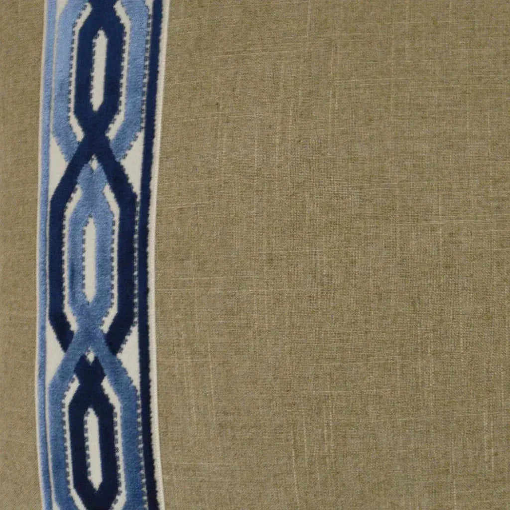 Cannes Blue Throw Pillow With Insert - LOOMLAN - D.V. Kap - Throw Pillows