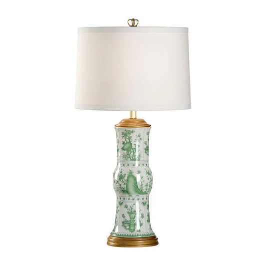 Canton Green Porcelain Table Lamp - LOOMLAN - Chelsea House - Table Lamps
