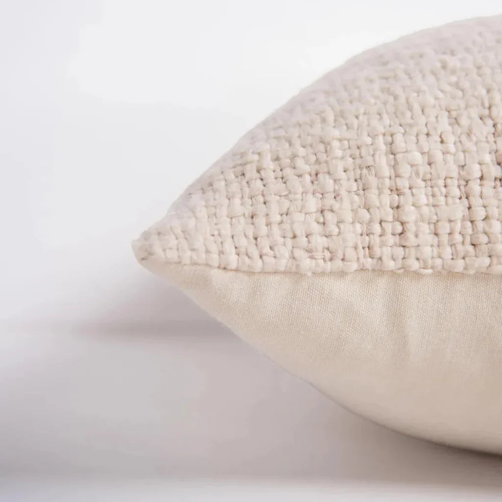 Carla Cotton Throw Pillows With Down Insert - LOOMLAN - LOOMLAN - Throw Pillows