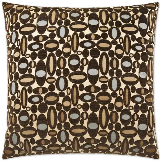 Centric Chocolate Brown Throw Pillow Insert - LOOMLAN - D.V. Kap - Throw Pillows