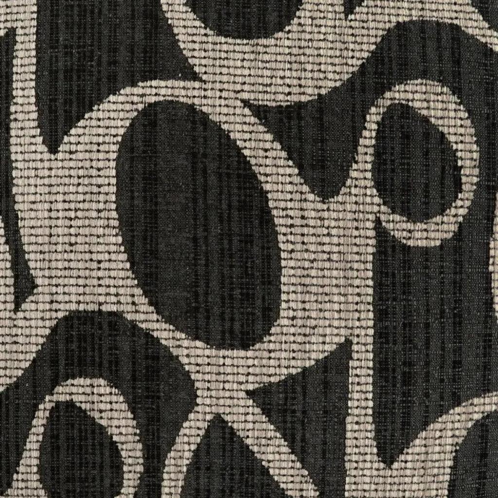 D.V. Kap Chalamont Charcoal Black Throw Pillow With Insert