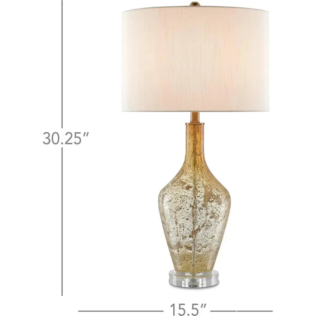 Champagne Speckle Habib Table Lamp - LOOMLAN - Currey & Co - Table Lamps
