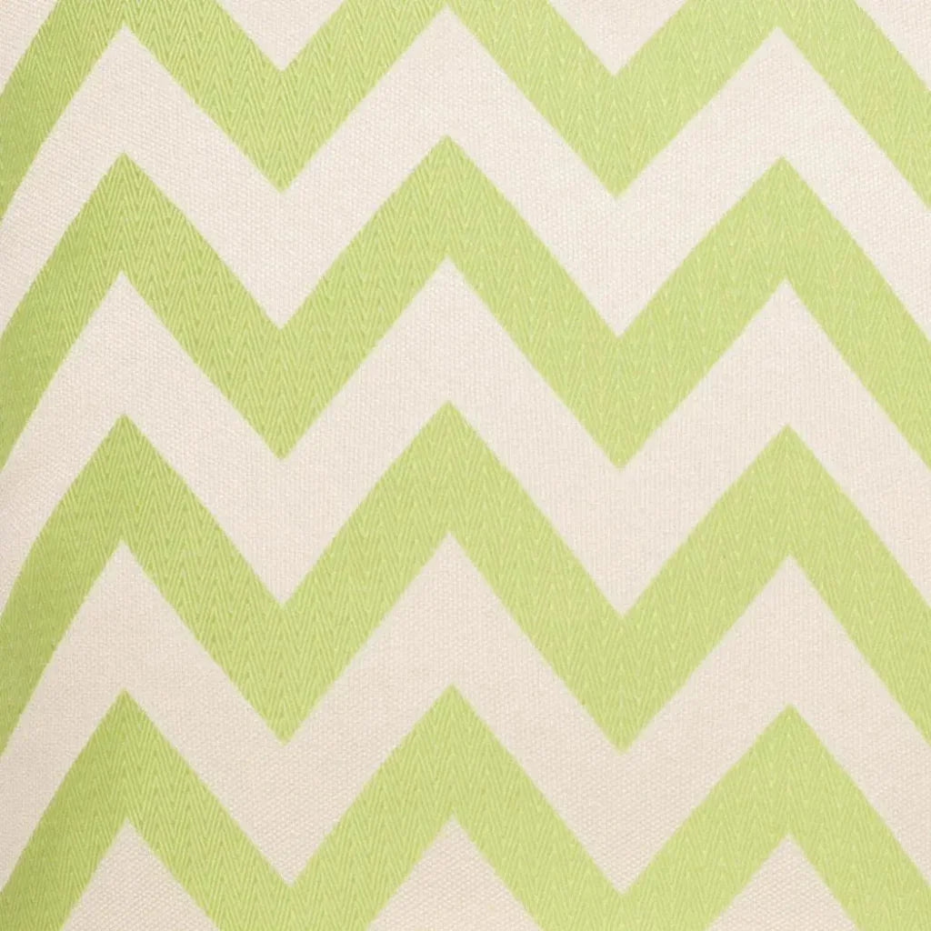 Chevron Chic Green Throw Pillow With Insert - LOOMLAN - D.V. Kap - Throw Pillows