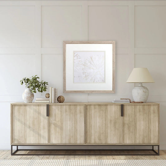 Choir Neutral Square Canvas Art