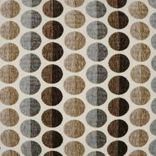 Circus Cafe© Dots Brown Taupe Large Throw Pillow Insert - LOOMLAN - D.V. Kap - Throw Pillows