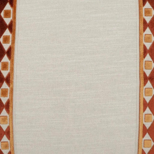 Cirque Apricot Band Orange Copper Large Throw Pillow - LOOMLAN - D.V. Kap - Throw Pillows